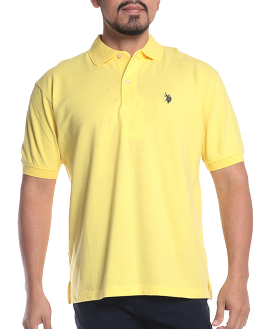 Camisa polo básico amarillo