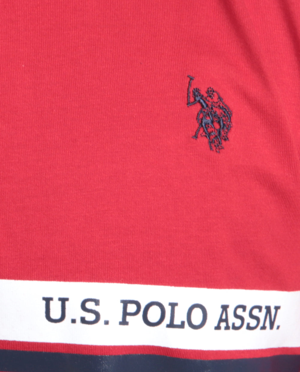 Polo Fashion para caballero Rojo con rayas