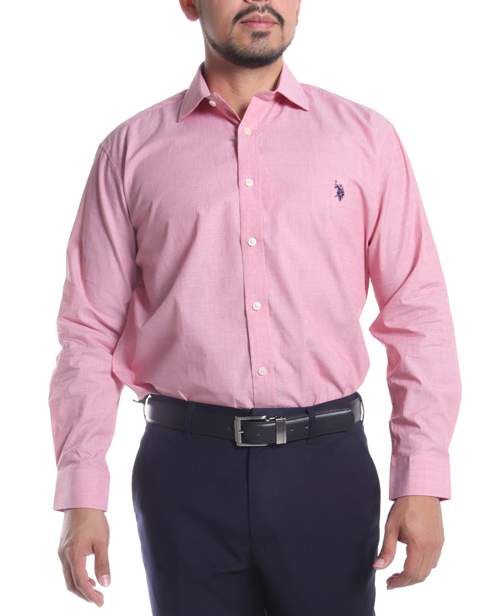 Camisa Formal manga larga variedad de colores