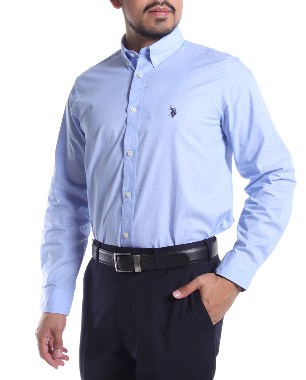 Camisa Formal manga larga variedad de colores